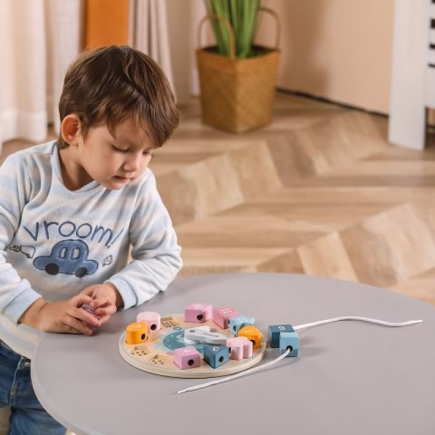 Viga Toys VIGA PolarB Sorter Kształtów Zegar nawlekanka Montessori Viga Toys VIGA PolarB Sorter Kształtów Zegar nawlekanka Montessori