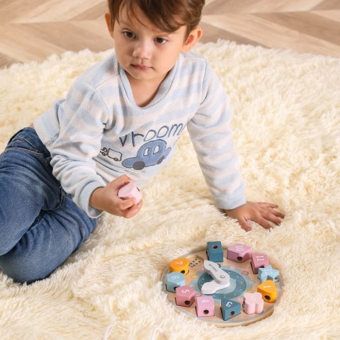 Viga Toys VIGA PolarB Sorter Kształtów Zegar nawlekanka Montessori Viga Toys VIGA PolarB Sorter Kształtów Zegar nawlekanka Montessori