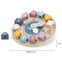 Viga Toys VIGA PolarB Sorter Kształtów Zegar nawlekanka Montessori