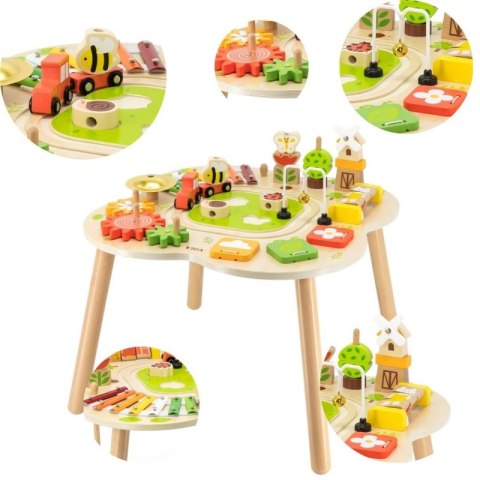 Viga Toys VIGA PolarB Stół Stolik Edukacyjny Aktywności Piramidka Cymbałki Sensoryka Montessori Viga Toys VIGA PolarB Stół Stolik Edukacyjny Aktywności Piramidka Cymbałki Sensoryka Montessori