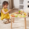 Viga Toys VIGA PolarB Stół Stolik Edukacyjny Aktywności Piramidka Cymbałki Sensoryka Montessori