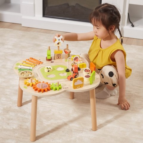 Viga Toys VIGA PolarB Stół Stolik Edukacyjny Aktywności Piramidka Cymbałki Sensoryka Montessori Viga Toys VIGA PolarB Stół Stolik Edukacyjny Aktywności Piramidka Cymbałki Sensoryka Montessori