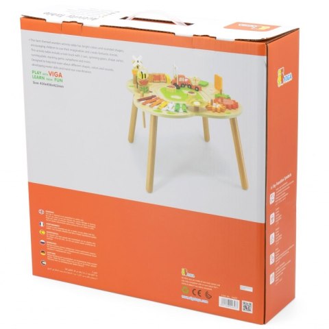 Viga Toys VIGA PolarB Stół Stolik Edukacyjny Aktywności Piramidka Cymbałki Sensoryka Montessori Viga Toys VIGA PolarB Stół Stolik Edukacyjny Aktywności Piramidka Cymbałki Sensoryka Montessori