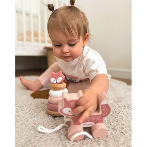 Viga Toys VIGA PolarB Zestaw Lisek Drewniana Piramidka + Lisek do Ciągnięcia Viga Toys VIGA PolarB Zestaw Lisek Drewniana Piramidka + Lisek do Ciągnięcia