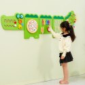 Viga Toys VIGA Tablica Sensoryczna Manipulacyjna Krokodyl Certyfikat FSC Montessori