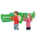 Viga Toys VIGA Tablica Sensoryczna Manipulacyjna Krokodyl Certyfikat FSC Montessori