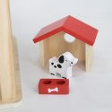 Viga Toys VIGA Zestaw Drewniany Domek dla Lalek z Laleczkami i Akcesoriami