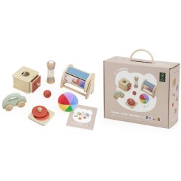Viga Toys VIGA Zestaw Zabawek Edukacyjnych Pudełko Box od 6 miesiąca do 12 miesiąca