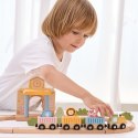 Viga Toys Viga PolarB Drewniany Zestaw Kolejowy 30 el.