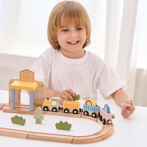 Viga Toys Viga PolarB Drewniany Zestaw Kolejowy 30 el. Viga Toys Viga PolarB Drewniany Zestaw Kolejowy 30 el.
