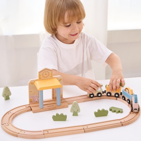 Viga Toys Viga PolarB Drewniany Zestaw Kolejowy 30 el. Viga Toys Viga PolarB Drewniany Zestaw Kolejowy 30 el.
