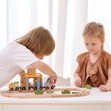 Viga Toys Viga PolarB Drewniany Zestaw Kolejowy 30 el.