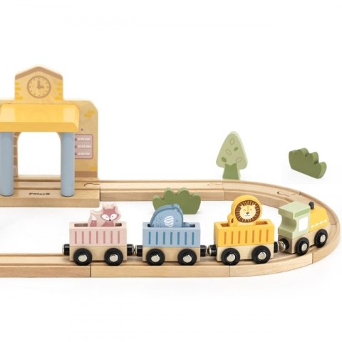 Viga Toys Viga PolarB Drewniany Zestaw Kolejowy 30 el. Viga Toys Viga PolarB Drewniany Zestaw Kolejowy 30 el.