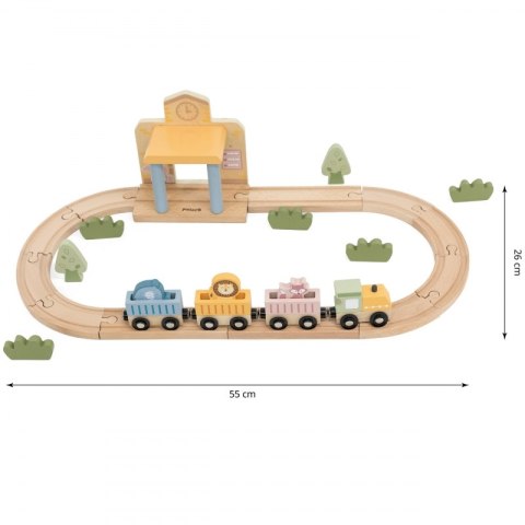 Viga Toys Viga PolarB Drewniany Zestaw Kolejowy 30 el. Viga Toys Viga PolarB Drewniany Zestaw Kolejowy 30 el.