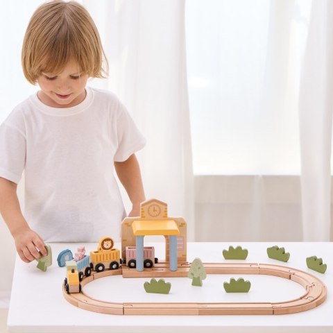 Viga Toys Viga PolarB Drewniany Zestaw Kolejowy 30 el. Viga Toys Viga PolarB Drewniany Zestaw Kolejowy 30 el.