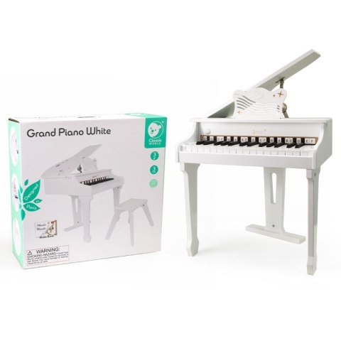 Classic World CLASSIC WORLD Duże Pianino Fortepian dla Dzieci z Krzesełkiem i Książeczką do Nauki Classic World CLASSIC WORLD Duże Pianino Fortepian dla Dzieci z Krzesełkiem i Książeczką do Nauki
