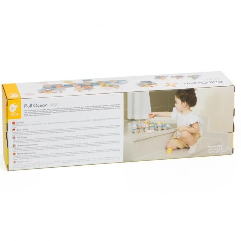 Classic World CLASSIC WORLD Montessori Kolejka Ocean Drewniana Układanka Classic World CLASSIC WORLD Montessori Kolejka Ocean Drewniana Układanka