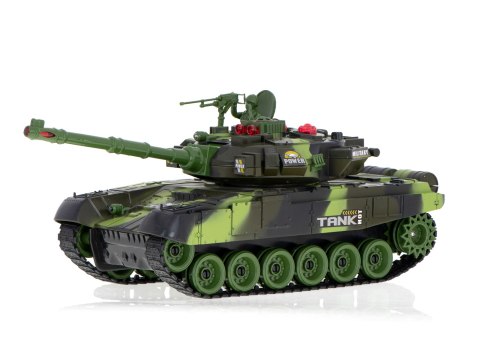 Czołg zdalnie sterowany na pilota RC War Tank 9993 2.4 GHz kamuflaż leśny Kik Sp. z o. o. Sp. k. Czołg zdalnie sterowany na pilota RC War Tank 9993 2.4 GHz kamuflaż leśny Kik Sp. z o. o. Sp. k.