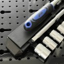E-hurtownia Zestaw kluczy nasadowych 12w1 grzechotka 1/4 nasadki 4-13 mm przedłużka