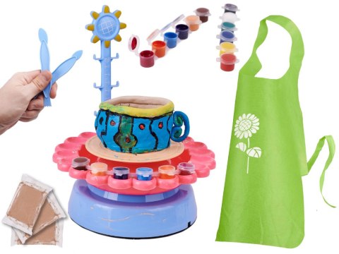 Koło garncarskie maszyna do ceramiki z gliną i farbami 600g Kik Sp. z o. o. Sp. k.