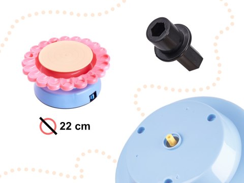 Koło garncarskie maszyna do ceramiki z gliną i farbami 600g Kik Sp. z o. o. Sp. k.