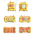 Woopie Baby WOOPIE BABY Interaktywny Autobus Montessori Edukacyjny 6w1 Młoteczek Cymbałki +18 m