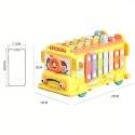 Woopie Baby WOOPIE BABY Interaktywny Autobus Montessori Edukacyjny 6w1 Młoteczek Cymbałki +18 m
