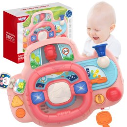 Woopie Baby WOOPIE BABY Kierownica Samochodowa Interaktywna z Swiatłami Dźwiękiem