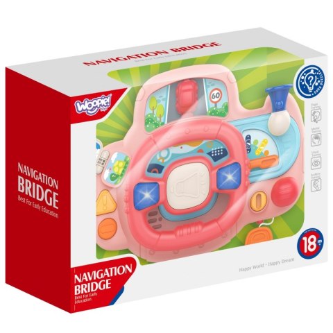 Woopie Baby WOOPIE BABY Kierownica Samochodowa Interaktywna z Swiatłami Dźwiękiem Woopie Baby WOOPIE BABY Kierownica Samochodowa Interaktywna z Swiatłami Dźwiękiem