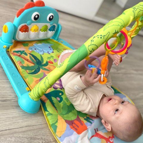 Woopie Baby WOOPIE BABY Mata z Pałąkiem Dino Woopie Baby WOOPIE BABY Mata z Pałąkiem Dino