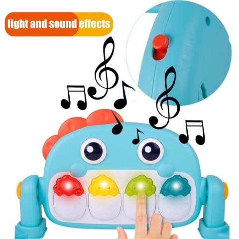 Woopie Baby WOOPIE BABY Mata z Pałąkiem Dino Woopie Baby WOOPIE BABY Mata z Pałąkiem Dino