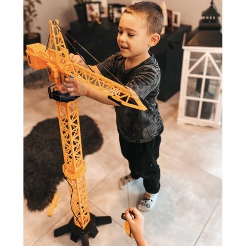 Woopie WOOPIE Dźwig Żuraw Zdalnie Sterowany 103 cm R/C Ciężarówka Koparka + 4 Akc.