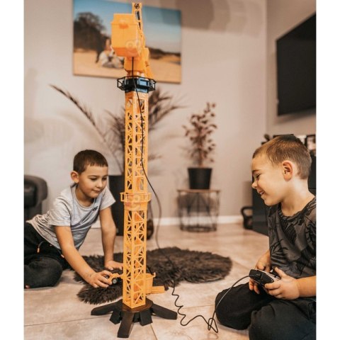 Woopie WOOPIE Dźwig Żuraw Zdalnie Sterowany 103 cm R/C Ciężarówka Koparka + 4 Akc.