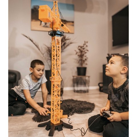 Woopie WOOPIE Dźwig Żuraw Zdalnie Sterowany 103 cm R/C Ciężarówka Koparka + 4 Akc.