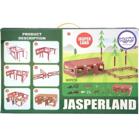 Woopie WOOPIE Zestaw Farma ze Zwierzętami Figurki + 2 Traktorki 102 el. Woopie WOOPIE Zestaw Farma ze Zwierzętami Figurki + 2 Traktorki 102 el.