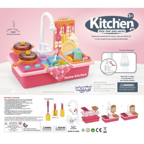 Woopie WOOPIE Zlewozmywak 2w1 Kuchnia dla Dzieci