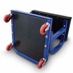 Bituxx Taboret warsztatowy bituxx z wyściełanym siedziskiem 3 półki kółka 360° Bituxx Taboret warsztatowy bituxx z wyściełanym siedziskiem 3 półki kółka 360°