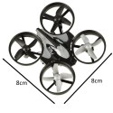 Dron RC JJRC H36 min 2.4GHz 4CH 6 axis czarny Kik Sp. z o. o. Sp. k.