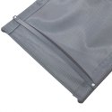 E-hurtownia Leżak ogrodowy 160x62 cm textilene stalowy odporny UV 150 kg Szary