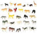 Figurki zwierząt zwierzęta zoo safari farma akcesoria skrzynka 59 el. Kik Sp. z o. o. Sp. k.