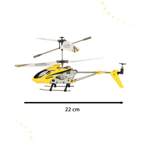 Helikopter zdalnie sterowany na pilota RC SYMA S107H 2.4GHz RTF żółty Kik Sp. z o. o. Sp. k.