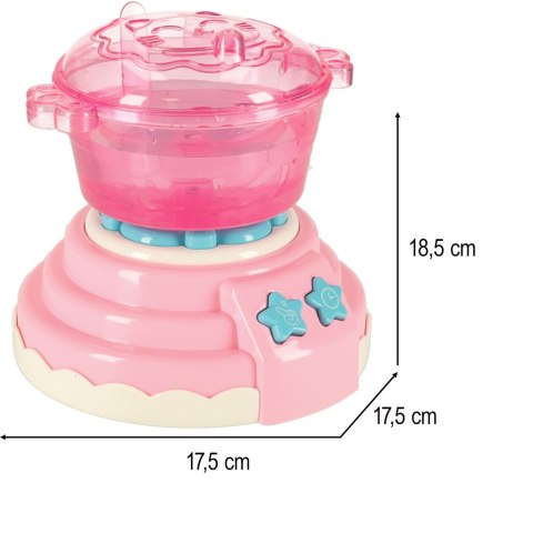 Klej żel kryształowy 3D crystal glue magiczna kuchnia szablony kreatywny zestaw 62 elementy różowy Kik Sp. z o. o. Sp. k.