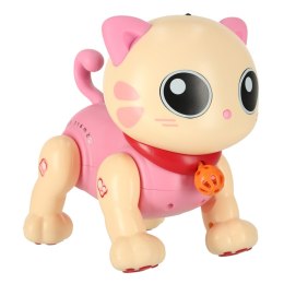 Kot kotek interaktywny zdalnie sterowany na pilota RC robot skacze różowy Kik Sp. z o. o. Sp. k.