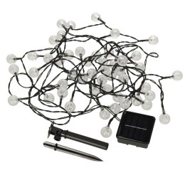 Lampki ogrodowe solarne kulki 7m 50LED ciepły biały Kik Sp. z o. o. Sp. k.