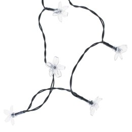Lampki ogrodowe solarne kwiatki 7m 50LED ciepły biały Kik Sp. z o. o. Sp. k.