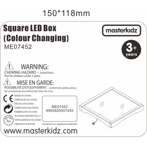 Masterkidz MASTERKIDZ Panel Świetlny LED Zmiana kolorów Pilotem