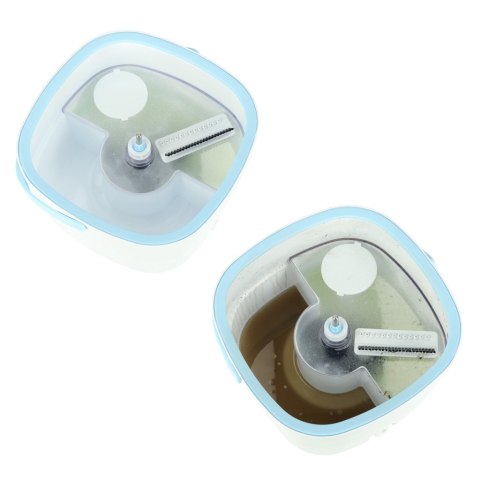 Mop obrotowy prostokątny płaski rotacyjny czysta brudna woda wyciskacz Kik Sp. z o. o. Sp. k.