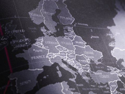 Podkładka pod mysz na biurko mata mapa świata 40x90cm Kik Sp. z o. o. Sp. k.