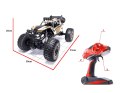 Samochód zdalnie sterowany 2,4GHz 1:8 51cm metal złoty Kik Sp. z o. o. Sp. k.