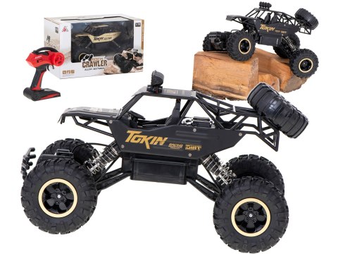 Samochód zdalnie sterowany na pilota RC Rock Crawler 1:12 4WD METAL czarny Kik Sp. z o. o. Sp. k.